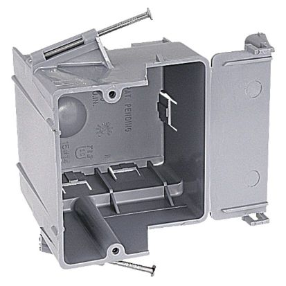 Thomas & Betts Carlon® RD30-6R Nail-On New Work Box, PVC, 30 cu-in, 1 Gang, 4 Knockouts